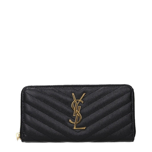 Saint Laurent Black Zip Wallet