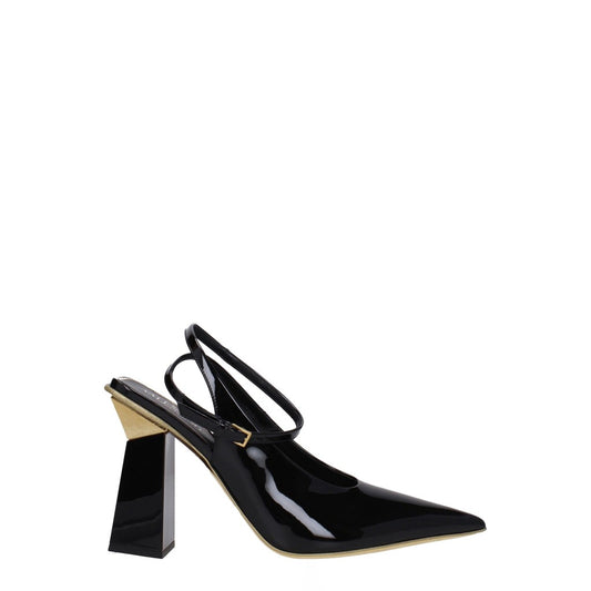 Valentino Garavani Black Patent Leather Pointed Pumps