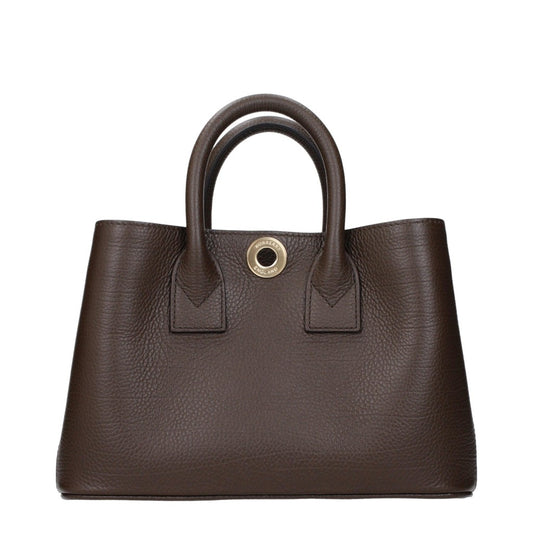 Burberry Leather and Textile Shoulder Bag – Brown