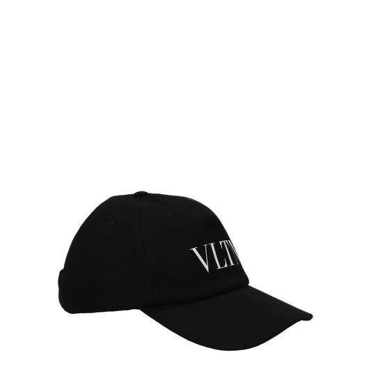 Valentino Garavani Black Cotton Blend Hat