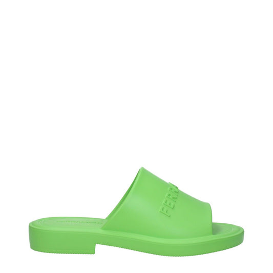 Salvatore Ferragamo Rubber Open Toe Sandals