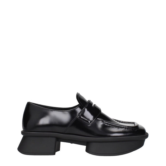 Prada Vintage Leather Square-Toe Shoes – Brown
