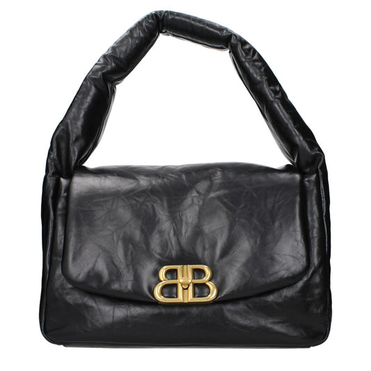 Balenciaga Black Turn Lock Bag
