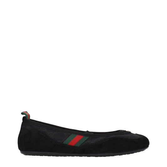 Gucci Nero Fabric and Suede Shoes