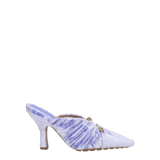 Bottega Veneta Velvet Pointed Toe Pumps – Viola / Ametista