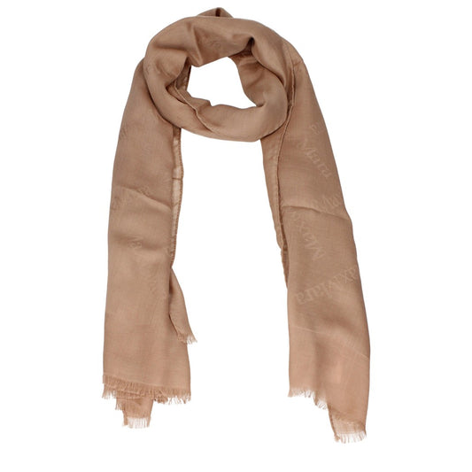 Max Mara Wool-Silk Blend Scarf in Rosa