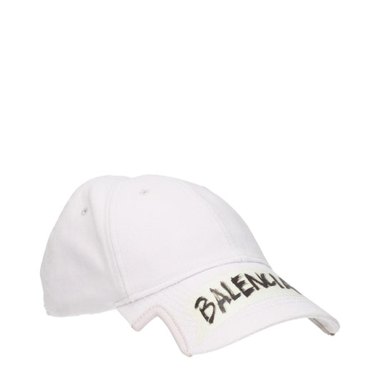 Balenciaga – White Cotton Baseball Cap