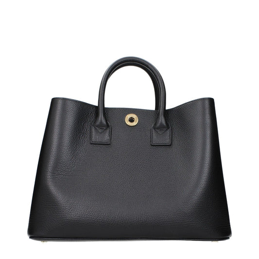 Burberry Nero Leather and Textile Shoulder Bag
