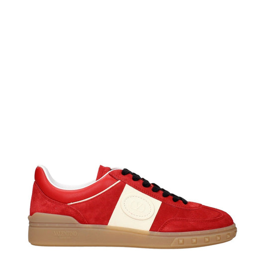 Valentino Garavani Suede and Leather Grey Sneakers