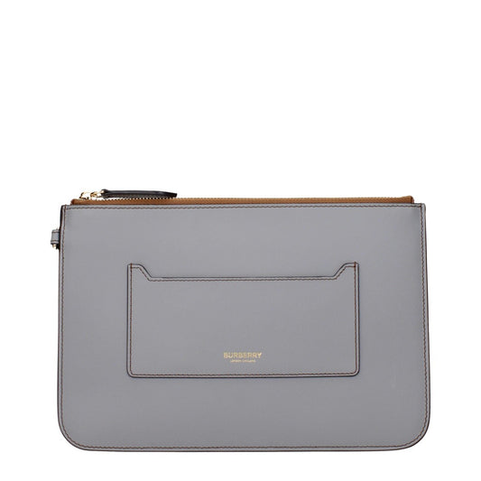 Burberry Grey and Cloud Pouch Bag