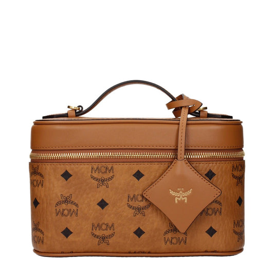 MCM Monogram Brown/Cognac Shoulder Bag