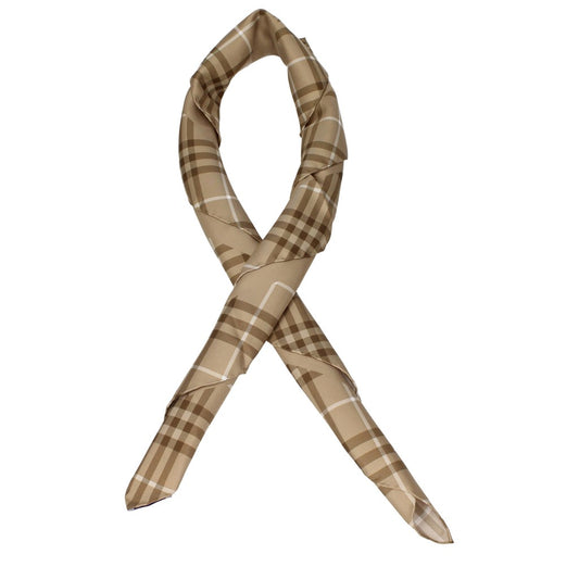 Burberry Beige Silk Foulard