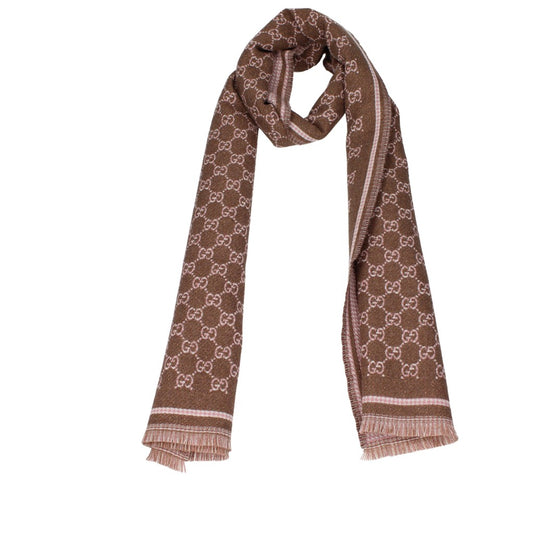 Gucci Beige / Avorio Wool Blend Scarf