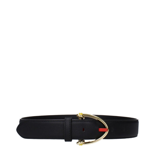 Bottega Veneta Black Leather Belt