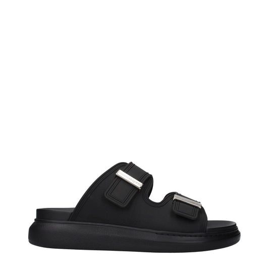 Alexander McQueen Nero Open Toe Sandals