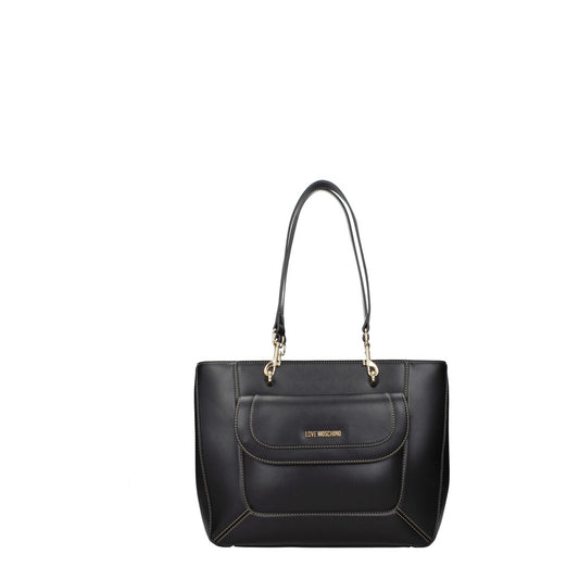 Love Moschino Black Polyurethane Shoulder Bag