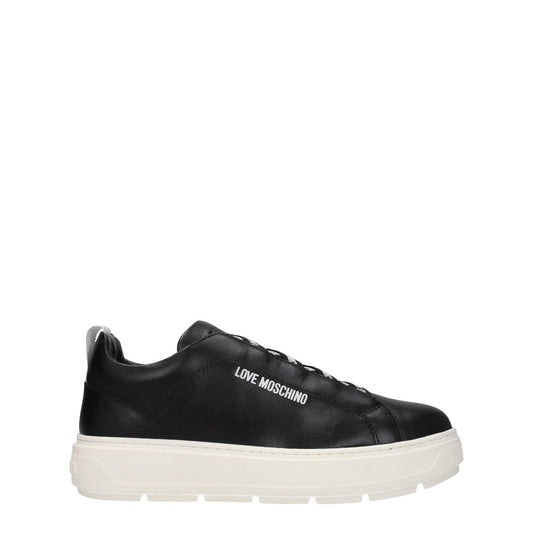 Love Moschino Black Leather Shoes