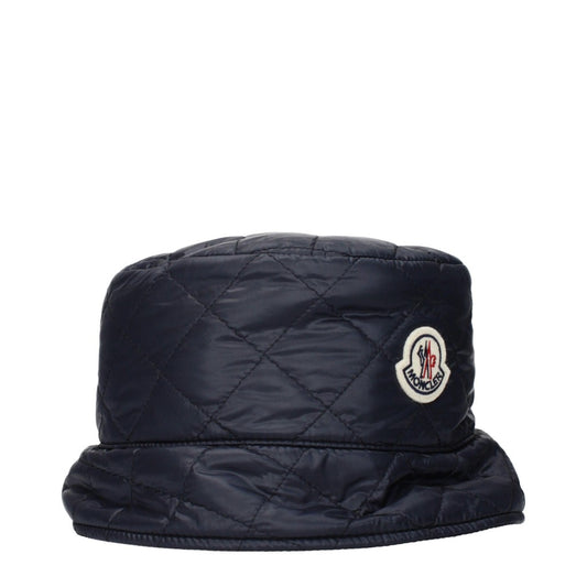 Moncler Navy Blue Cotton Hat