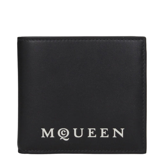 Alexander McQueen Card Holder – Nero Leather