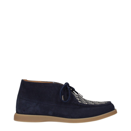 Christian Dior Blue and Beige Rubber Sole Shoes