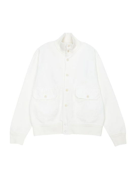 C.P. Company Gauze White Cotton Sweatshirt