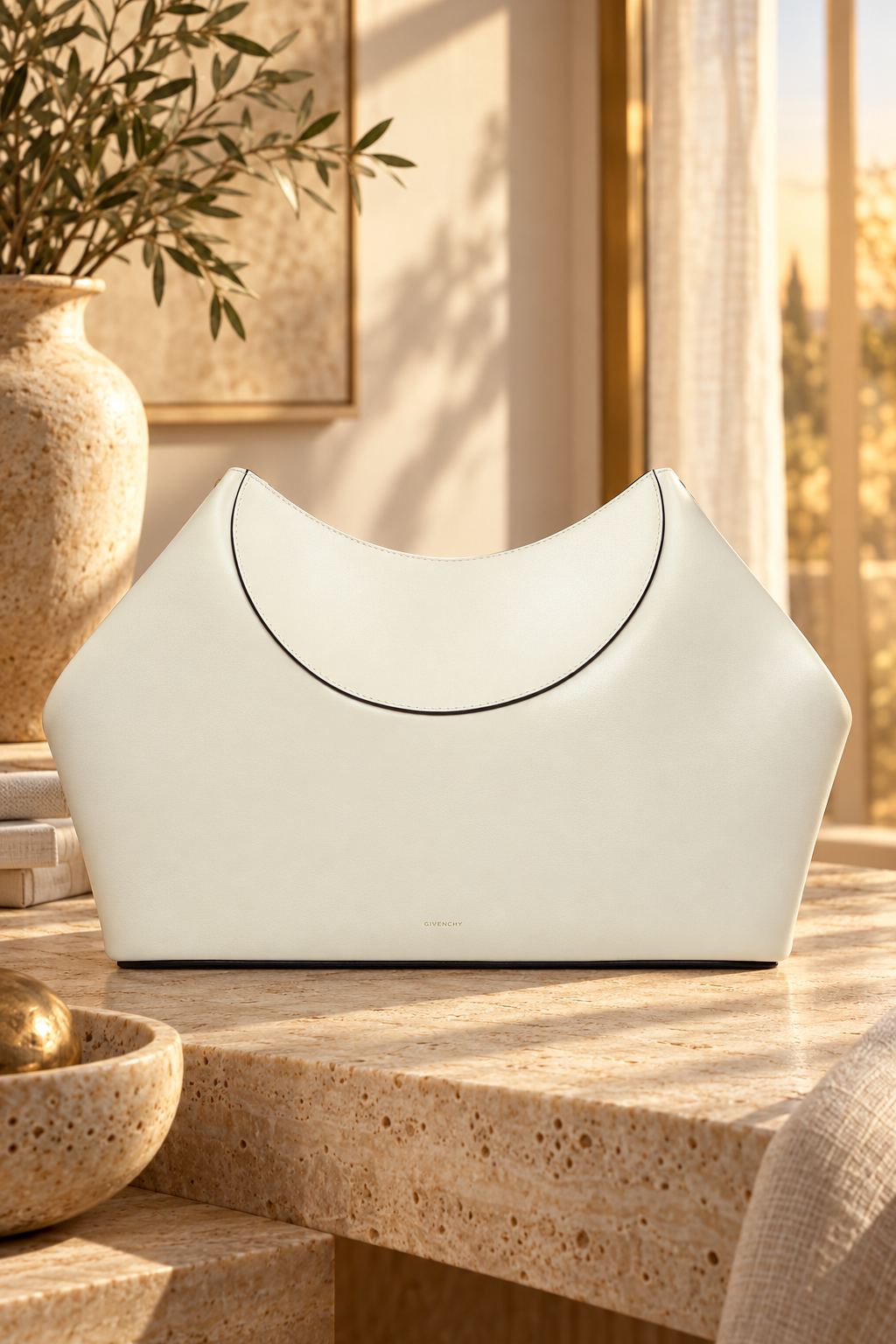 Givenchy Beige and Ivory Shoulder Bag — lifestyle