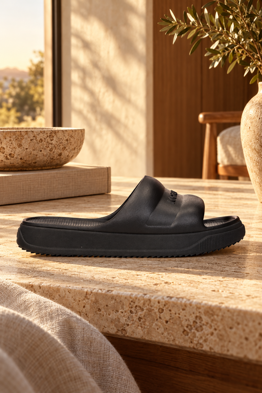 Moncler Beige Open Toe Sandals — lifestyle