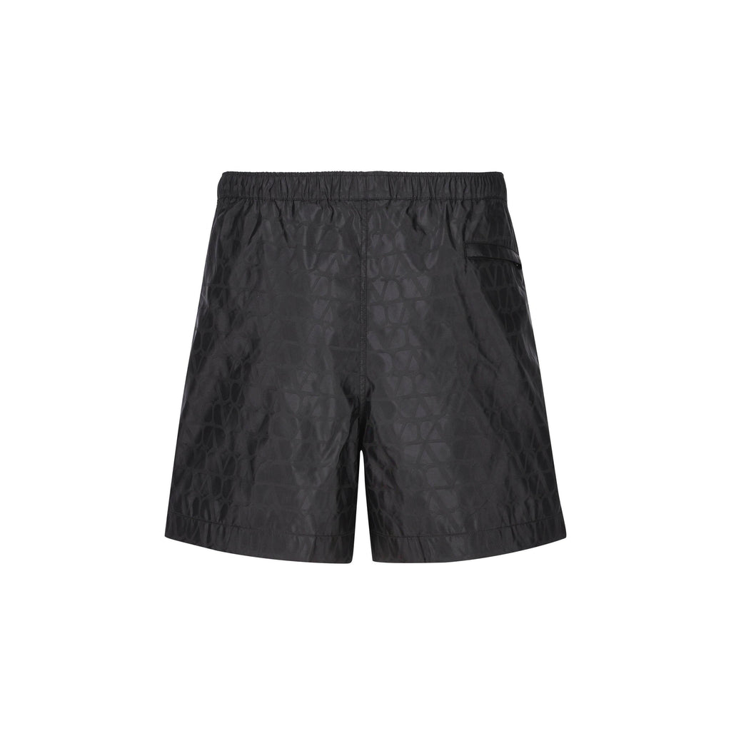 Valentino Garavani Black Swim Shorts