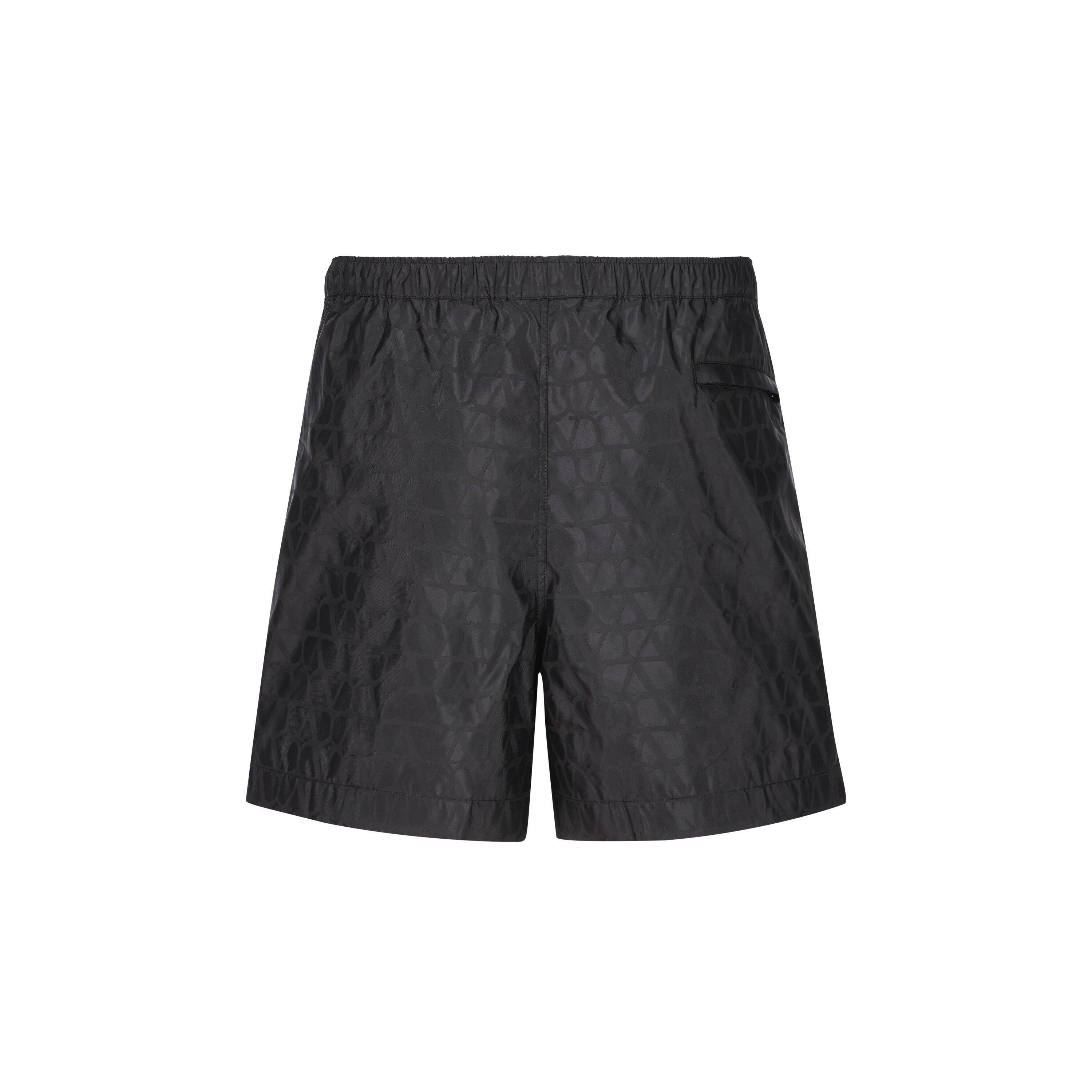Valentino Garavani Black Swim Shorts