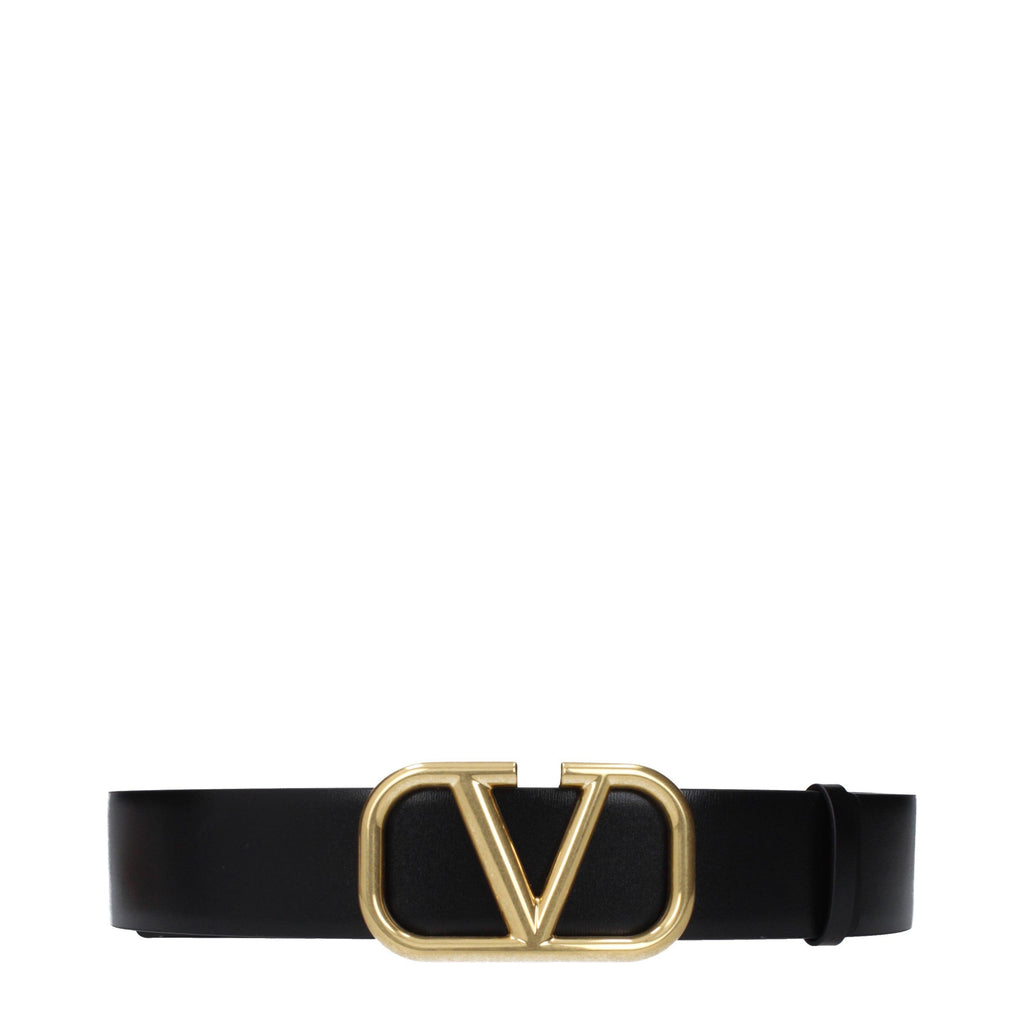 Valentino Garavani Reversible Nero Marrone Leather Belt – 4cm