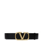 Valentino Garavani Reversible Nero Marrone Leather Belt – 4cm