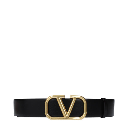 Valentino Garavani Reversible Nero Marrone Leather Belt – 4cm