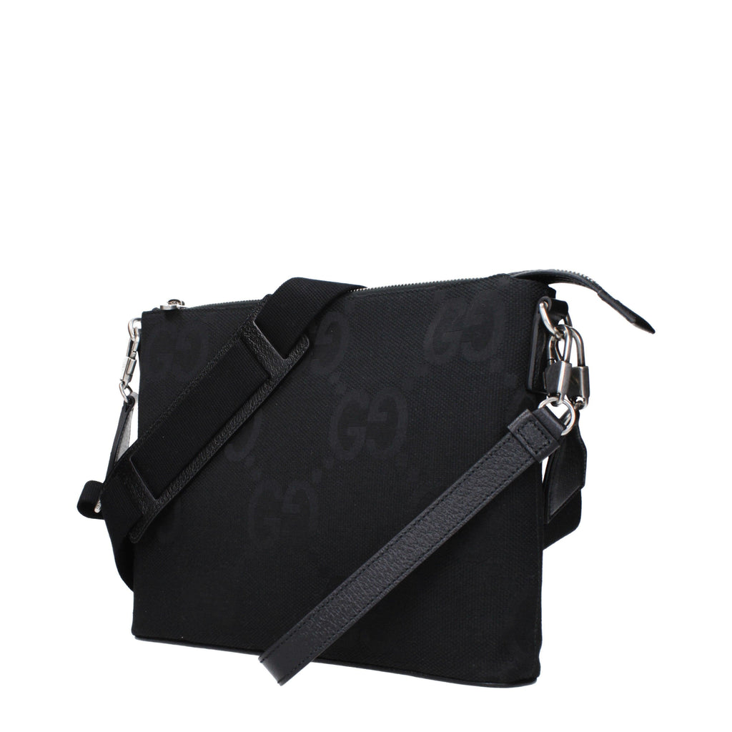 Gucci Jumbo GG Medium Messenger Bag Black