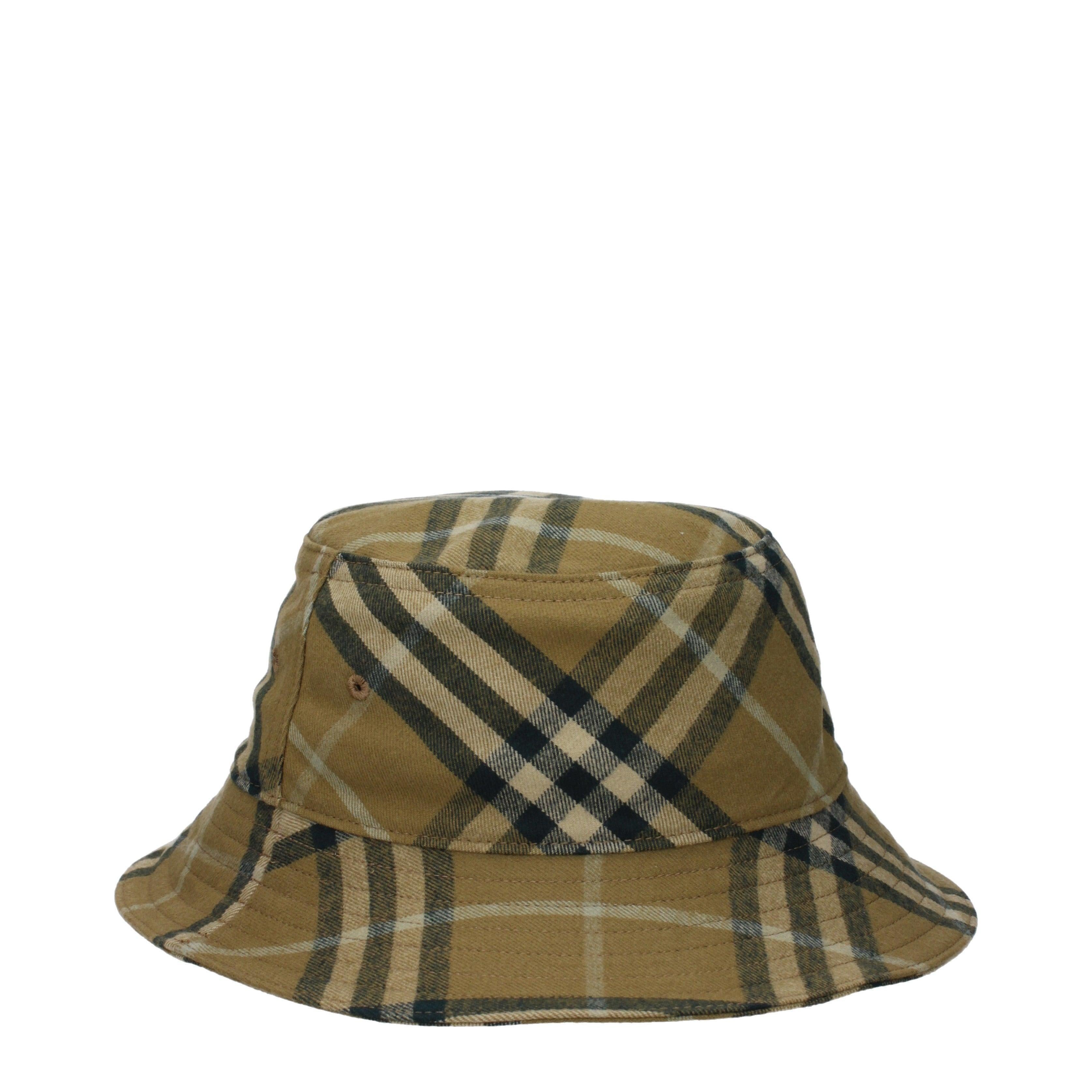 Burberry Vintage Dark Check Cotton Bucket Hat