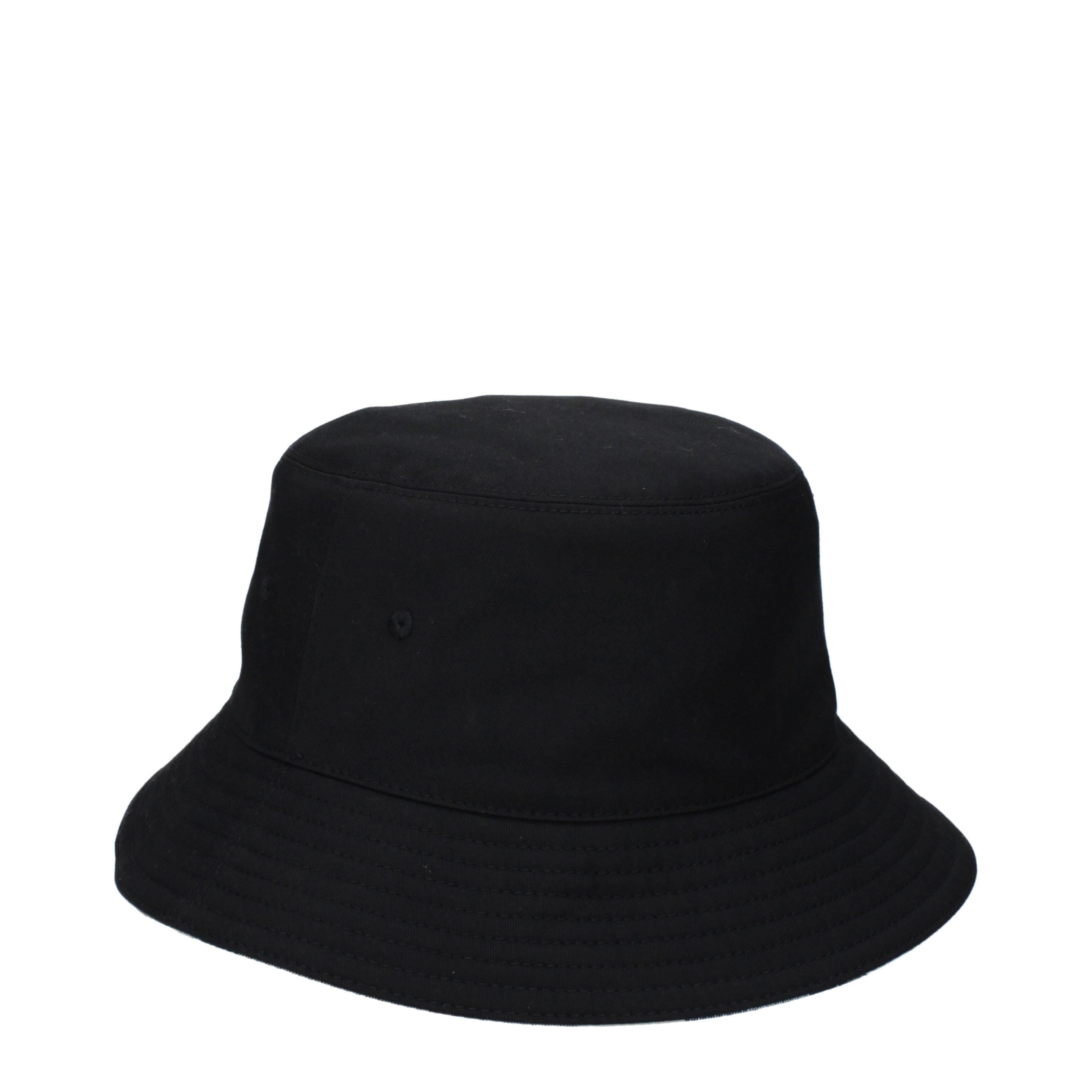 Burberry Black Cotton Bucket Hat