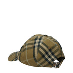 Burberry Vintage Dark Check Cotton Baseball Cap