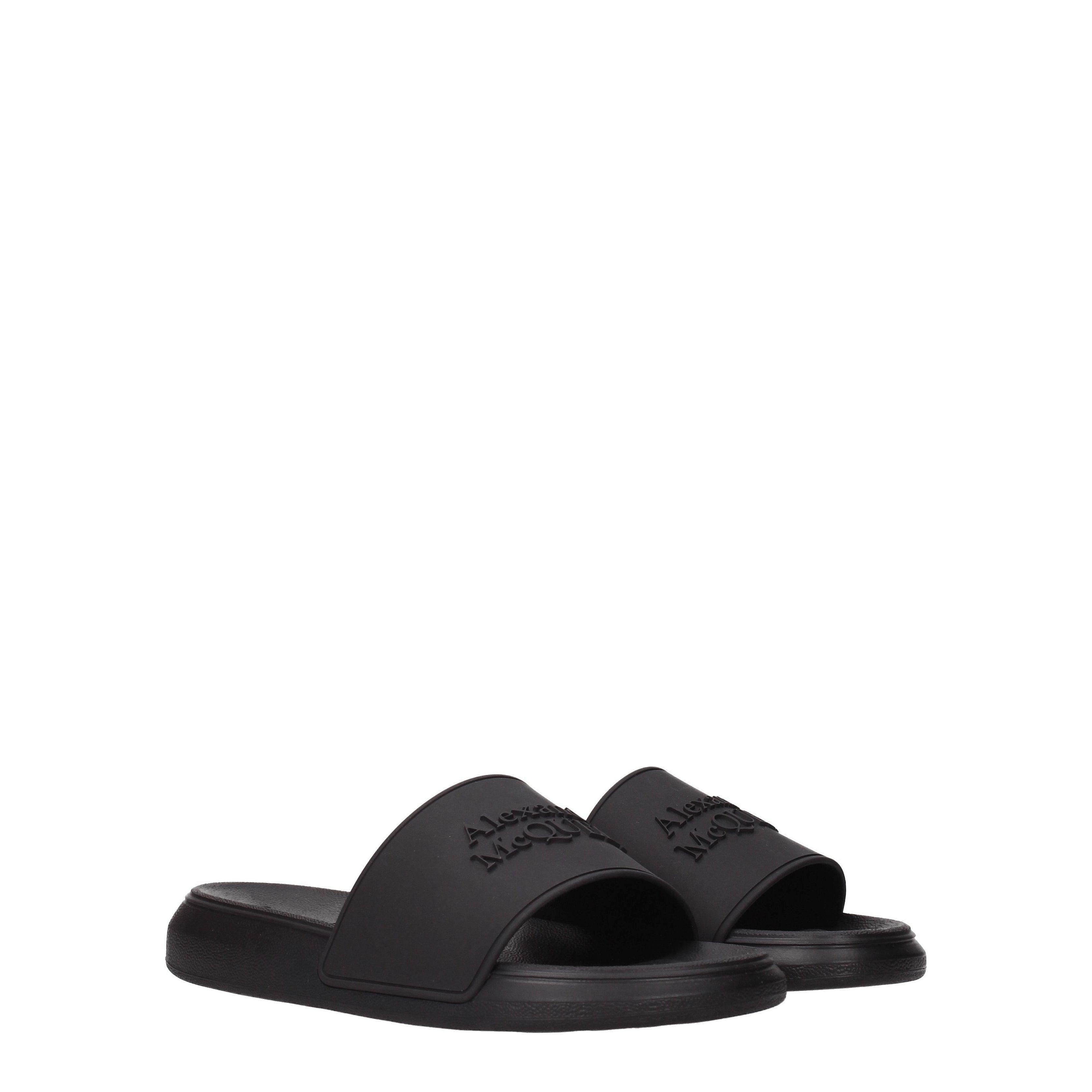 Alexander McQueen Women's Logo Slides Secondary image