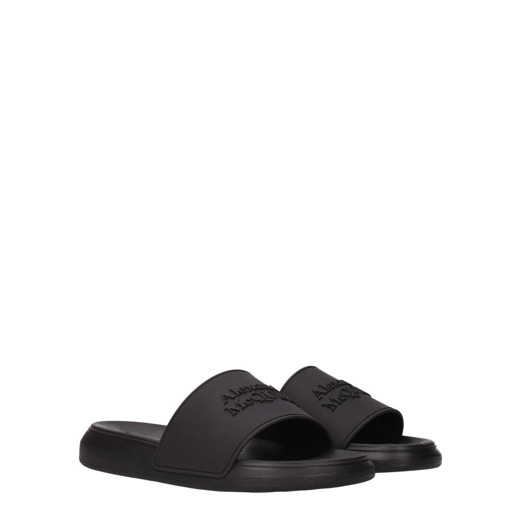 Alexander McQueen Women's Logo Slides