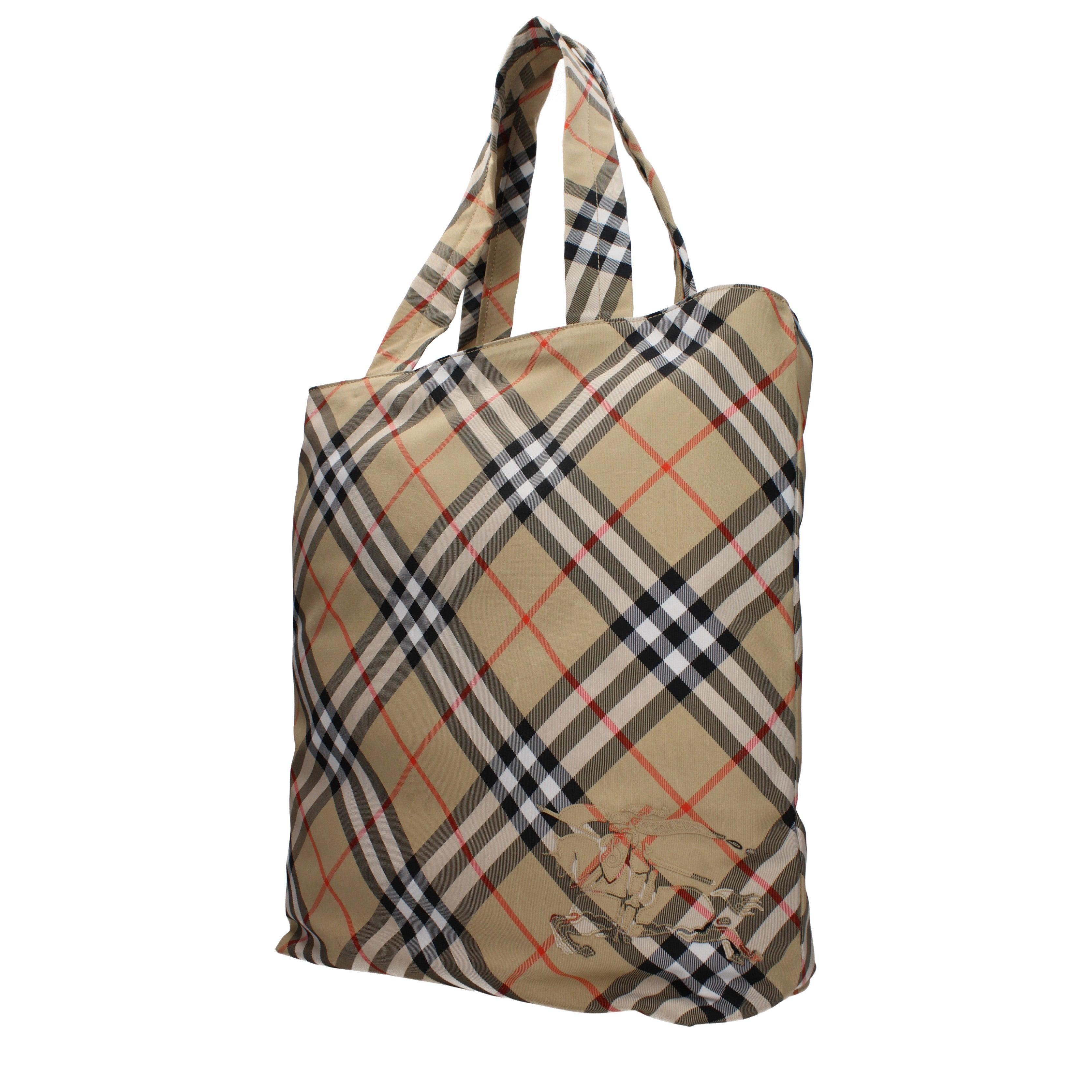 Burberry House Check Fabric Tote Bag