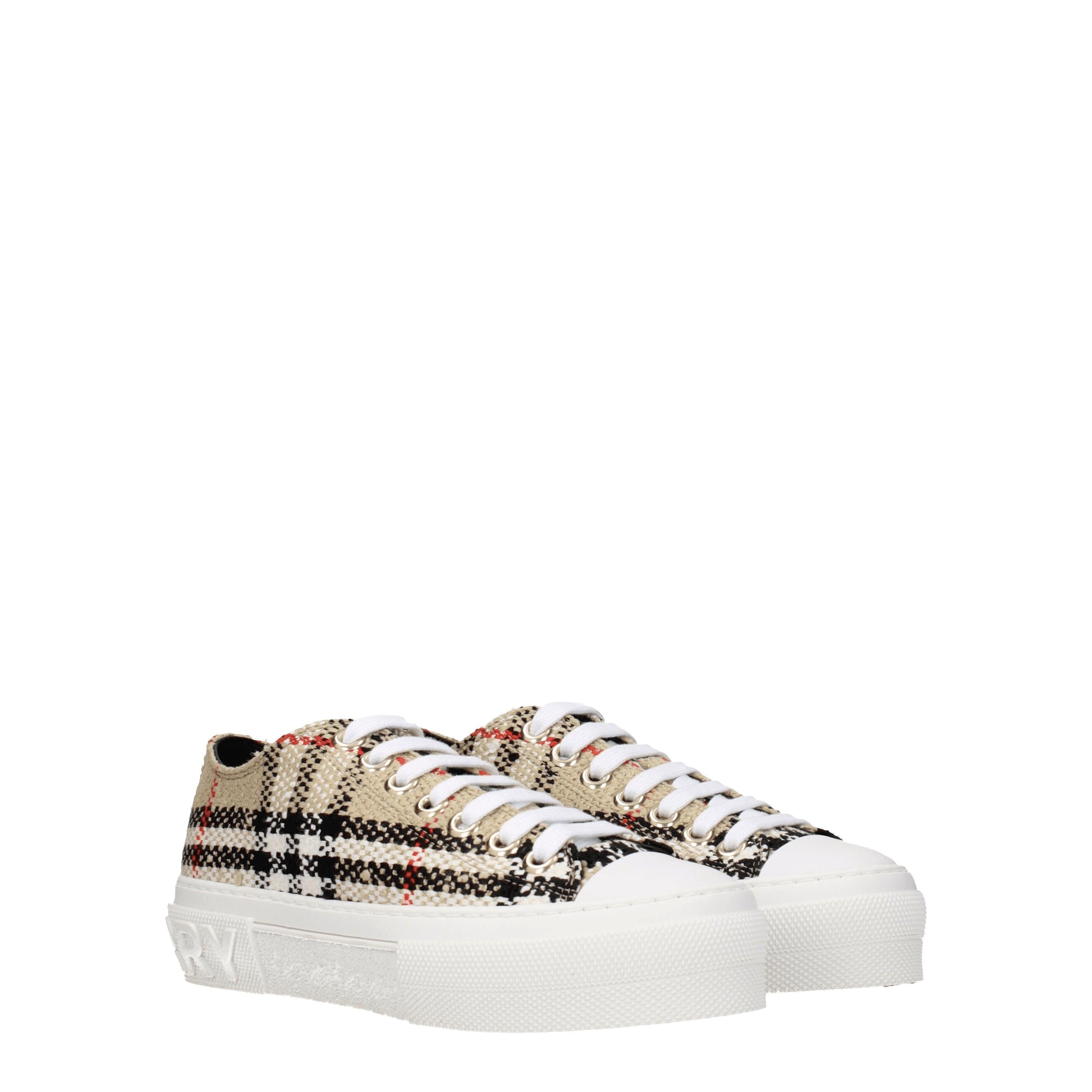 Burberry Women’s Check Low-Top Sneakers Secondary image