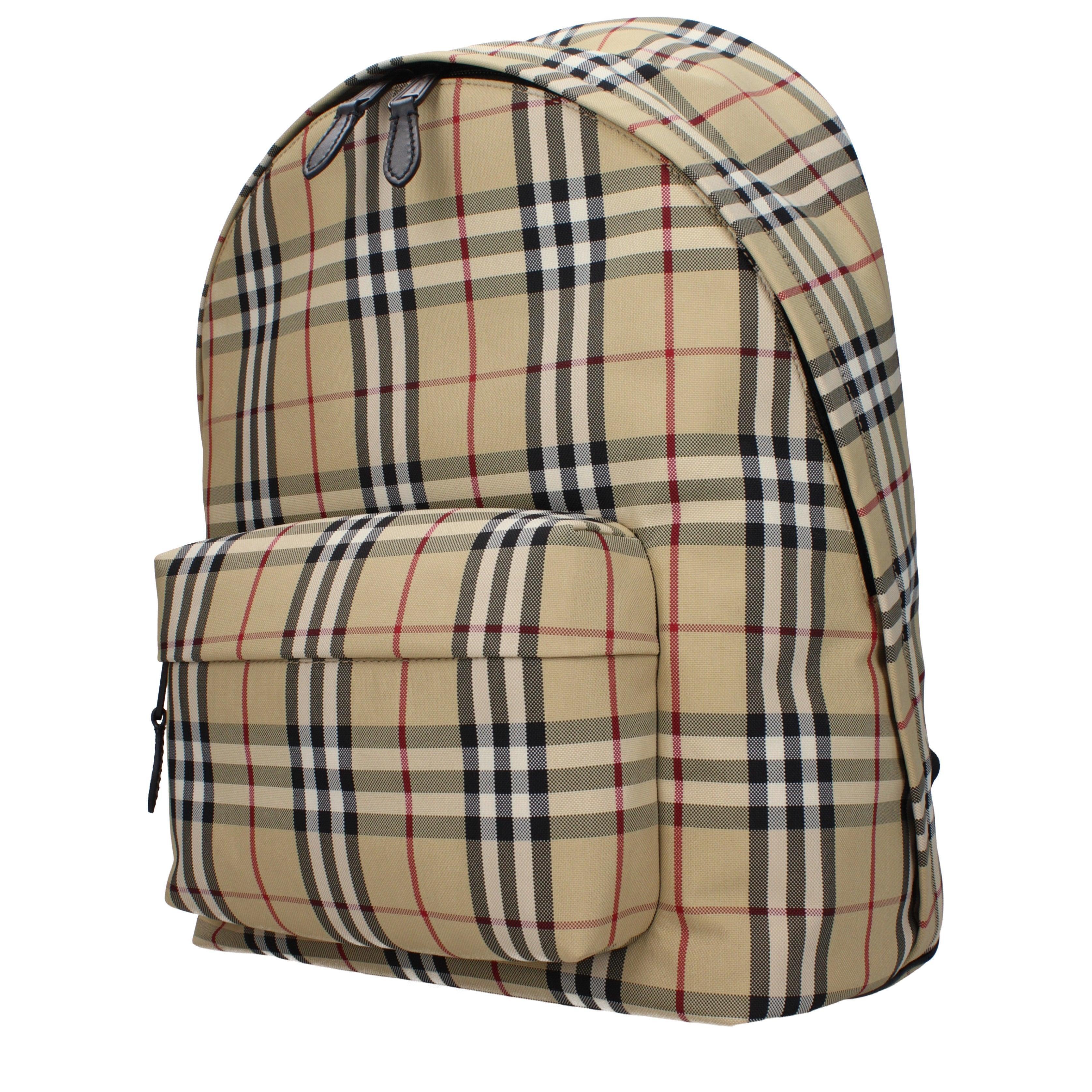 Burberry Beige House Check Backpack Secondary image