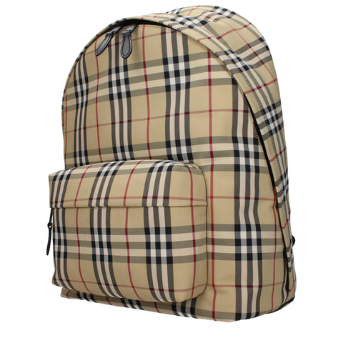 Burberry Beige House Check Backpack