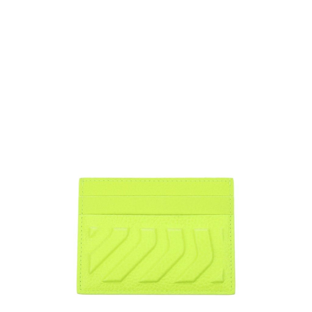 Balenciaga Card Holder neon green
