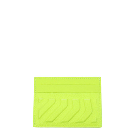 Balenciaga Card Holder neon green