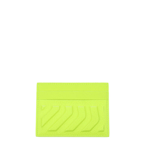 Balenciaga Card Holder neon green