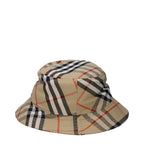 Burberry Knight House Check Cotton Bucket Hat with