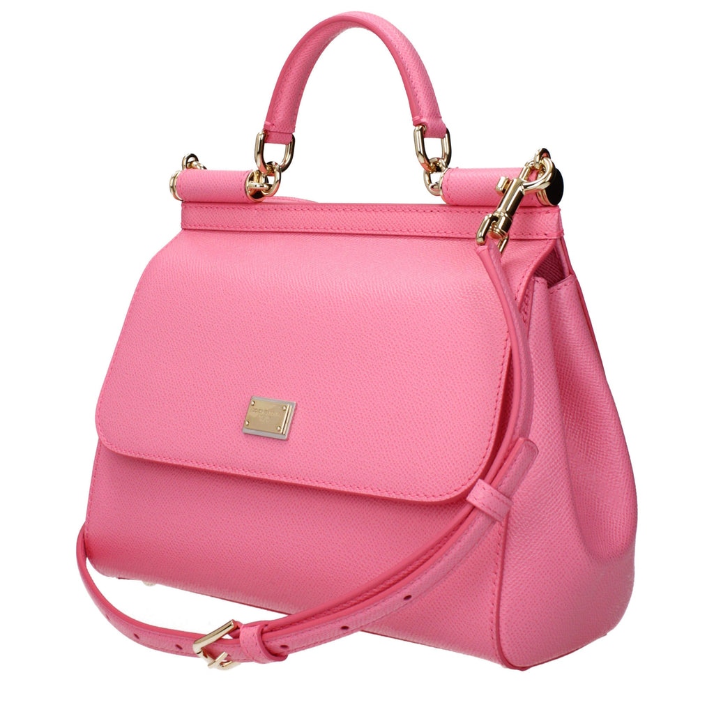 Dolce & Gabbana Large Sicily Handbag – Pink