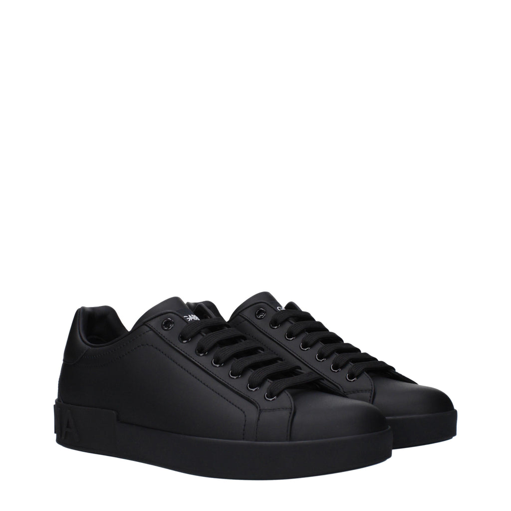 Dolce & Gabbana Men's All-Black Sneakers