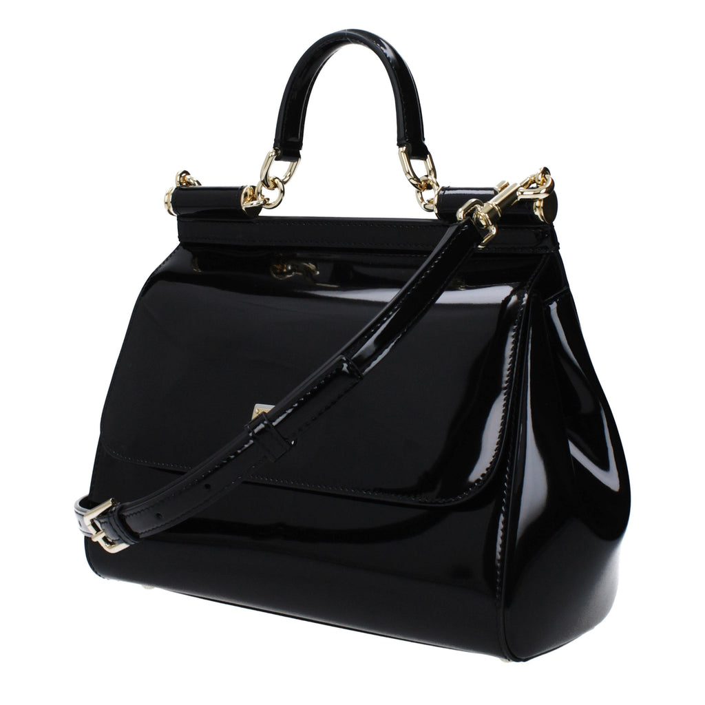 Dolce & Gabbana Large Sicily Handbag – Black