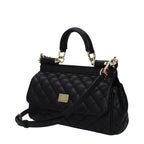 Dolce & Gabbana Medium Sicily Handbag – Black